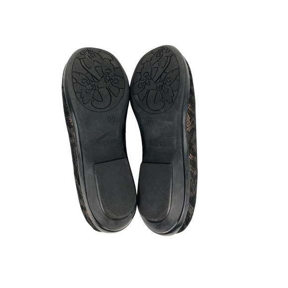 Dansko Bronze Snake Metallic Gold Comfort Shoes - Picture 8 of 12